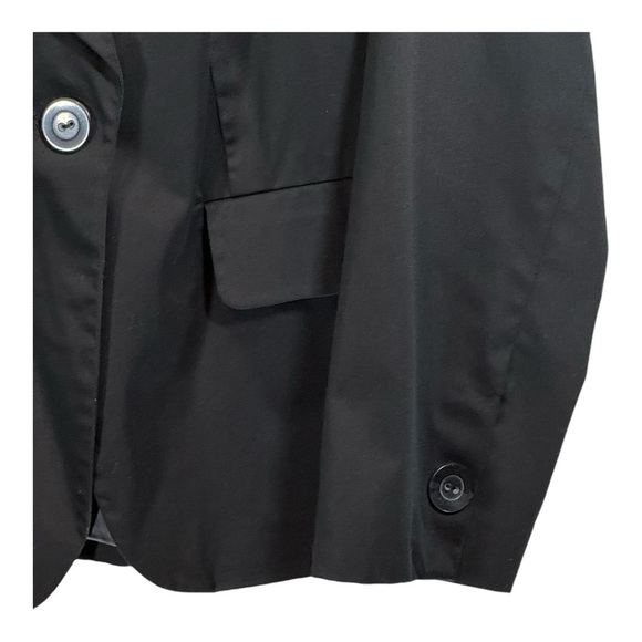 Sandro One Button Blazer in Black - Picture 4 of 7